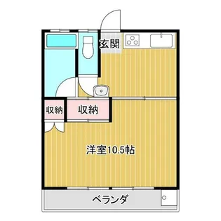 コーポ福永【2階】の間取り