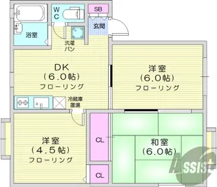 レクサス南光台1【2階】の間取り