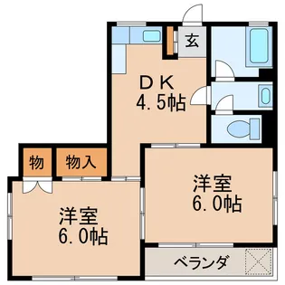 萩ビル【4階】の間取り