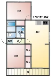 MATSUMOMENT桜井II【1階】の間取り