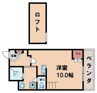 フレンドシップ2【4階】の間取り