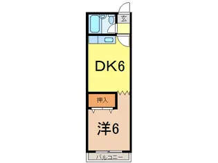 ファーストアベニュー【5階】の間取り