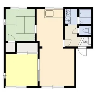 グリーンコーポC棟【2階】の間取り