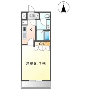 グリーン ヒルズ【1階】の間取り