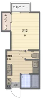 フロイントシャフト【2階】の間取り