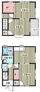 広島県福山市南蔵王町2【一戸建】の間取り