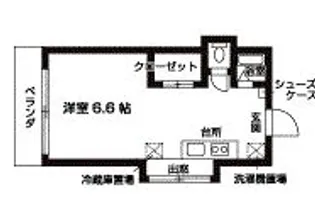 レジデンス文武【2階】の間取り