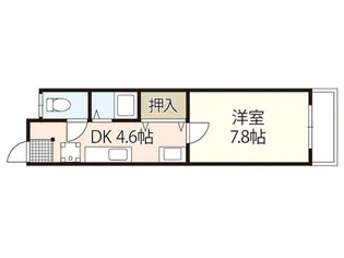 イル・ソーレ中野東駅前【2階】の間取り