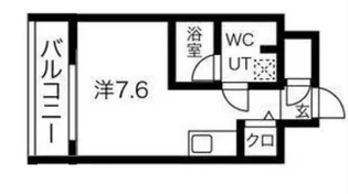 クラリッサ横浜ノワール【6階】の間取り