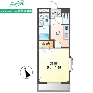 アドラーブル【2階】の間取り
