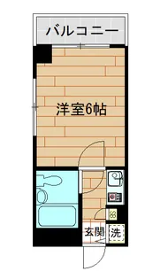 神奈川県横浜市神奈川区白幡向町【マンション】の間取り