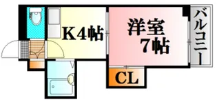 広島県広島市中区十日市町1【マンション】の間取り