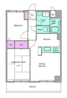 ビエラコート南浦和【3階】の間取り