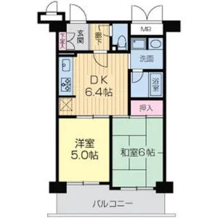 レピア堺湊【2階】の間取り