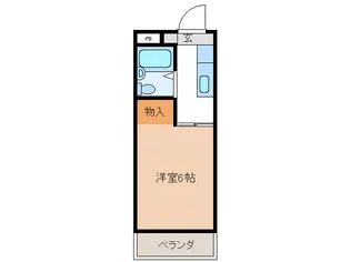 岐阜県岐阜市折立【マンション】の間取り