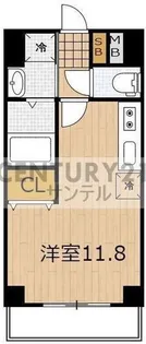 BLU MARE(ブルマーレ)【8階】の間取り