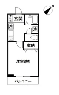 グリーンウエスト【2階】の間取り