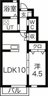 Luana Hale【1階】の間取り