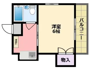 城南ハイツ【3階】の間取り