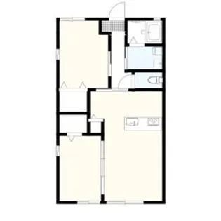 ハイム吉田D【1階】の間取り