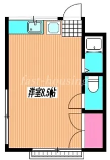 バードコーポII【1階】の間取り