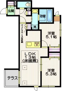 東京都世田谷区深沢3【マンション】の間取り