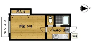 エトワールAbe【2階】の間取り