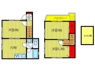 堀船4丁目戸建の間取り