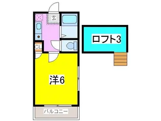 1Kの間取り画像