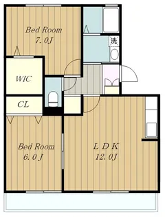 グランドパレス【1階】の間取り