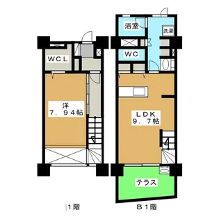 スタイリオ妙蓮寺【1階】の間取り