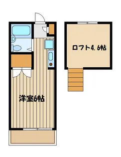 ジュネスひばり【2階】の間取り
