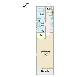 ヒューマンパレス南柏VI【3階】の間取り