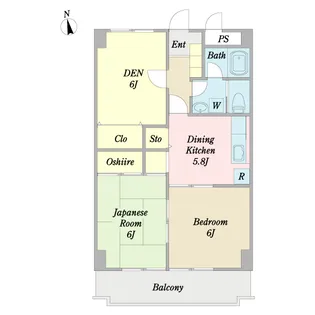 エクセレント・ヴィラ【4階】の間取り