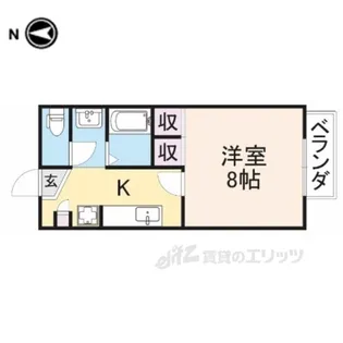 宮司サンシャイン3【2階】の間取り