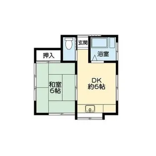 リバーハイツ【2階】の間取り