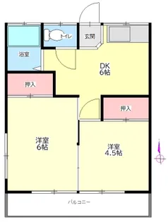 神奈川県横浜市青葉区あざみ野4【アパート】の間取り