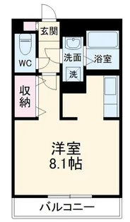 リブリ・Crest Yanagisaki【3階】の間取り