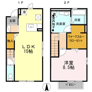 Fico(フィーコ)【1階】の間取り