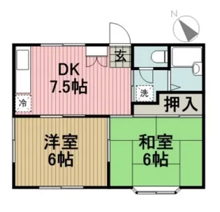 ナウハイム【1階】の間取り