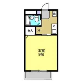 パレス神明町【3階】の間取り