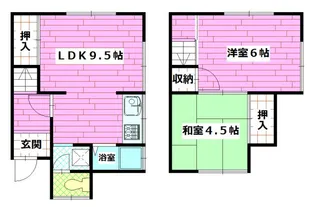 広島県広島市南区堀越3【一戸建】の間取り