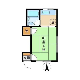 東京都中野区弥生町6【アパート】の間取り