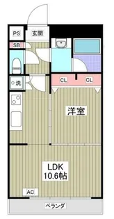 スペッキオ【2階】の間取り