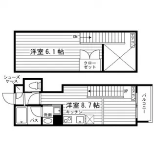 Grand E’terna 仙台五橋【4階】の間取り