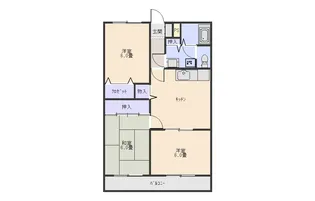 アパルタMarumoII【3階】の間取り