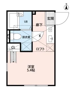 リコルド西横浜【1階】の間取り