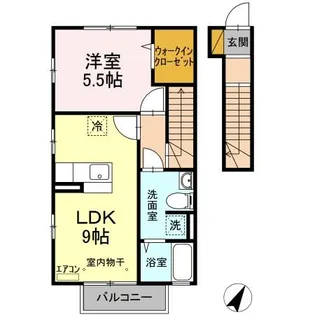 シティアーク【1階】の間取り