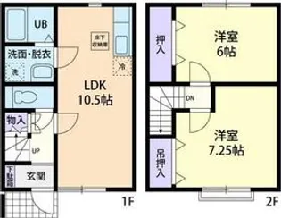 ベルメゾン大平 B【1階】の間取り