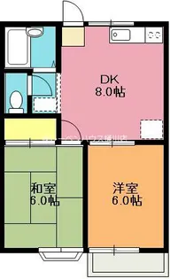 サンシティITO C棟【1階】の間取り
